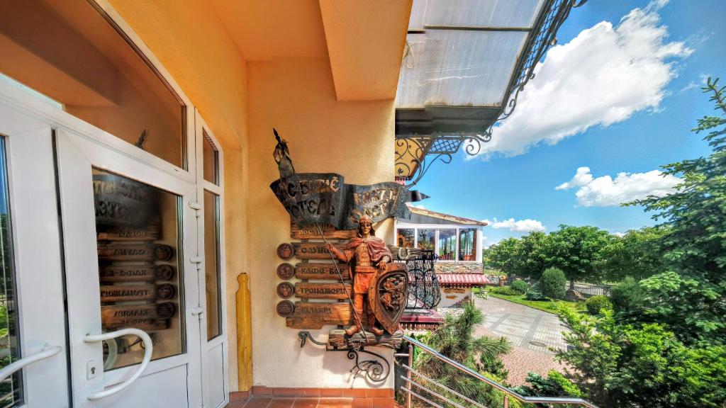 Balkón nebo terasa v ubytování Hotel Complex Knyaz Oleg