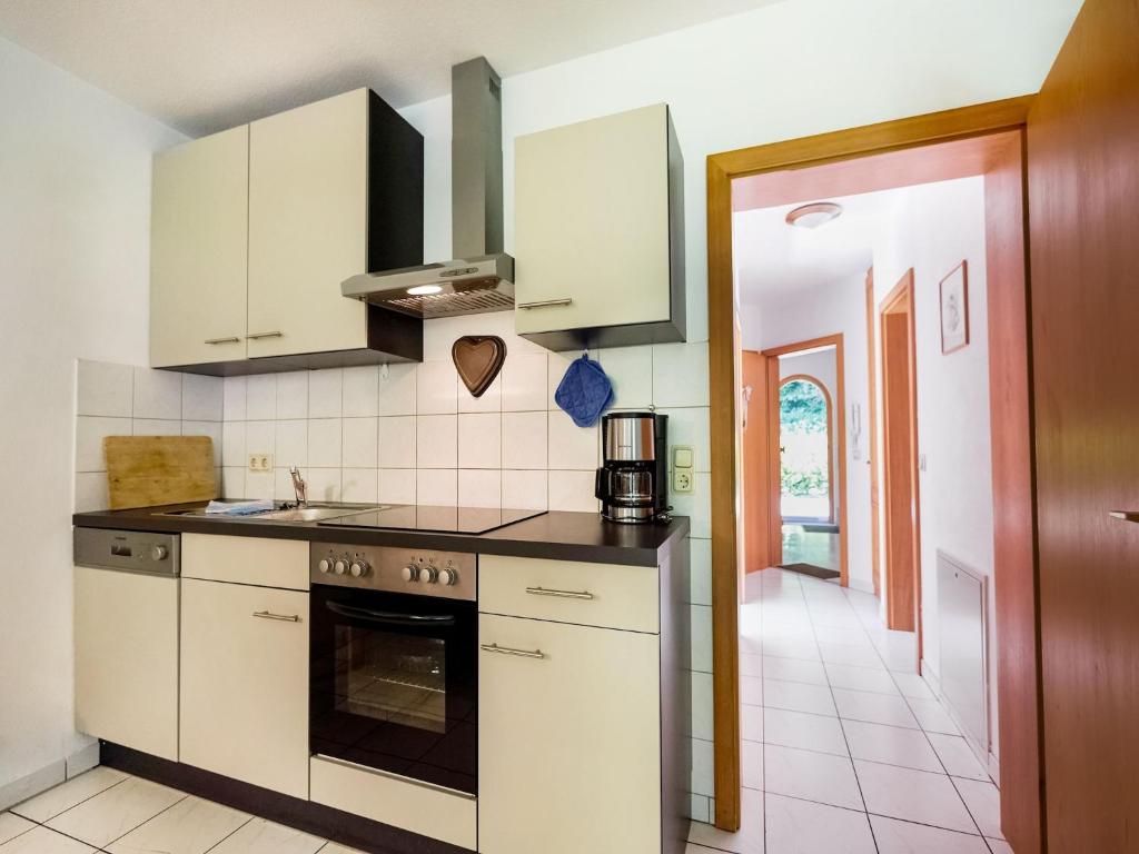 Kuchyň nebo kuchyňský kout v ubytování Traumhafte Wohnung im Berchtesgadener Land