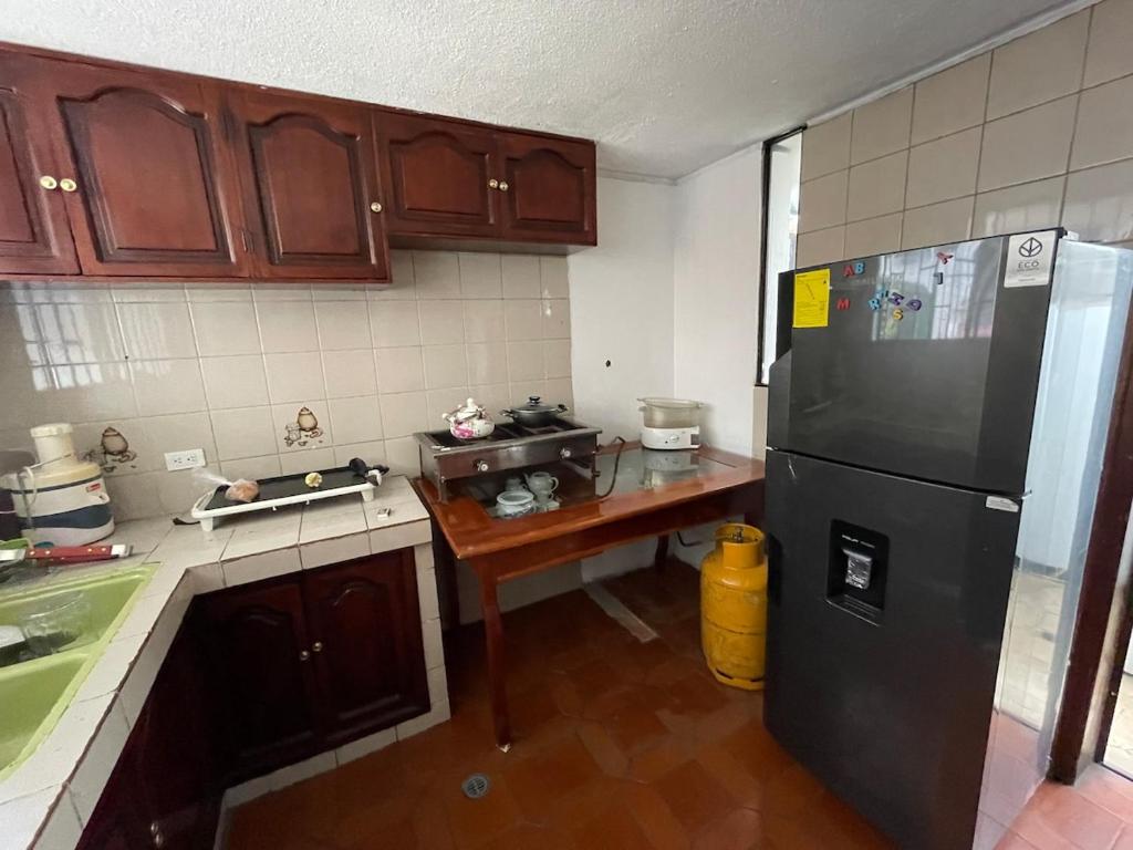 Kuchyň nebo kuchyňský kout v ubytování Accommodation in Quito