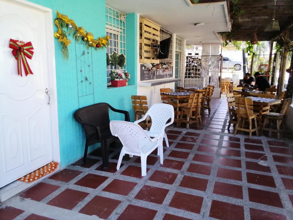Restaurace v ubytování Sai hostels
