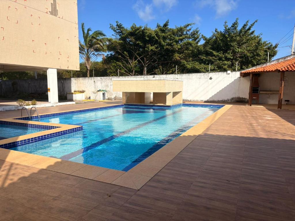 APTO de 3 quartos a 2km da praia do araçagyの敷地内または近くにあるプール