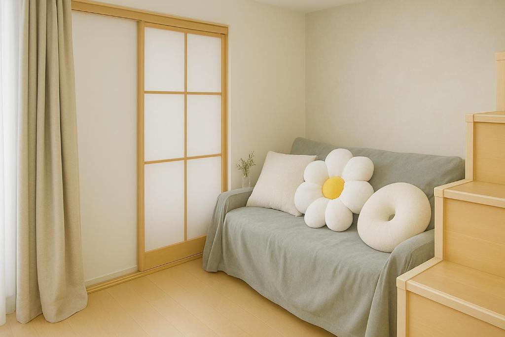 Cama o camas de una habitación en 誠家 Makoto Hotel