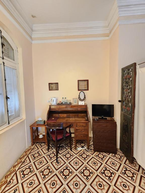 TV a/nebo společenská místnost v ubytování La Villa
