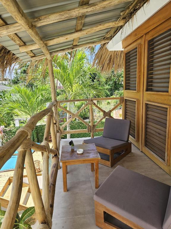 Balkón nebo terasa v ubytování Casa Shambala B&B