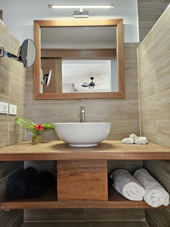 Koupelna v ubytování Casa Shambala B&B