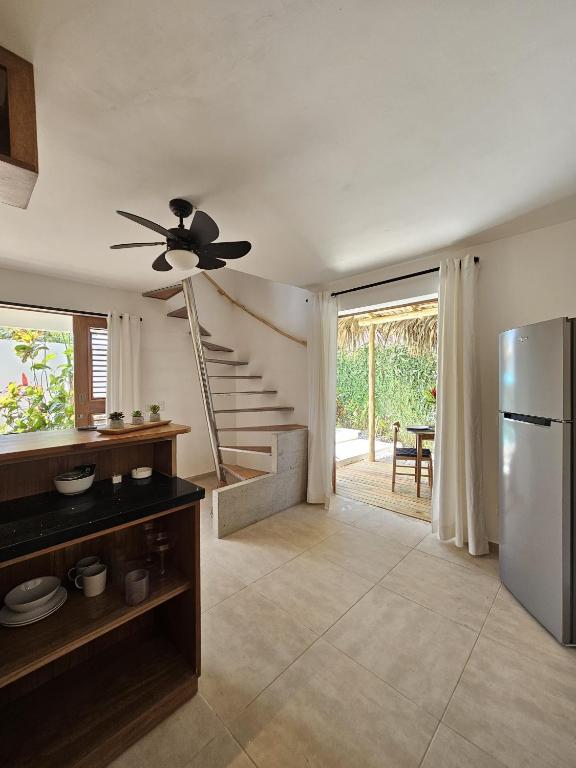 Kuchyň nebo kuchyňský kout v ubytování Casa Shambala B&B