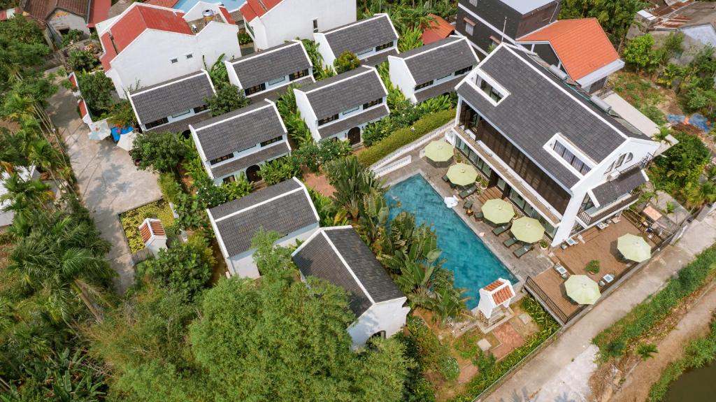 Bazén v ubytování Nghé Garden Resort Hội An nebo v jeho okolí