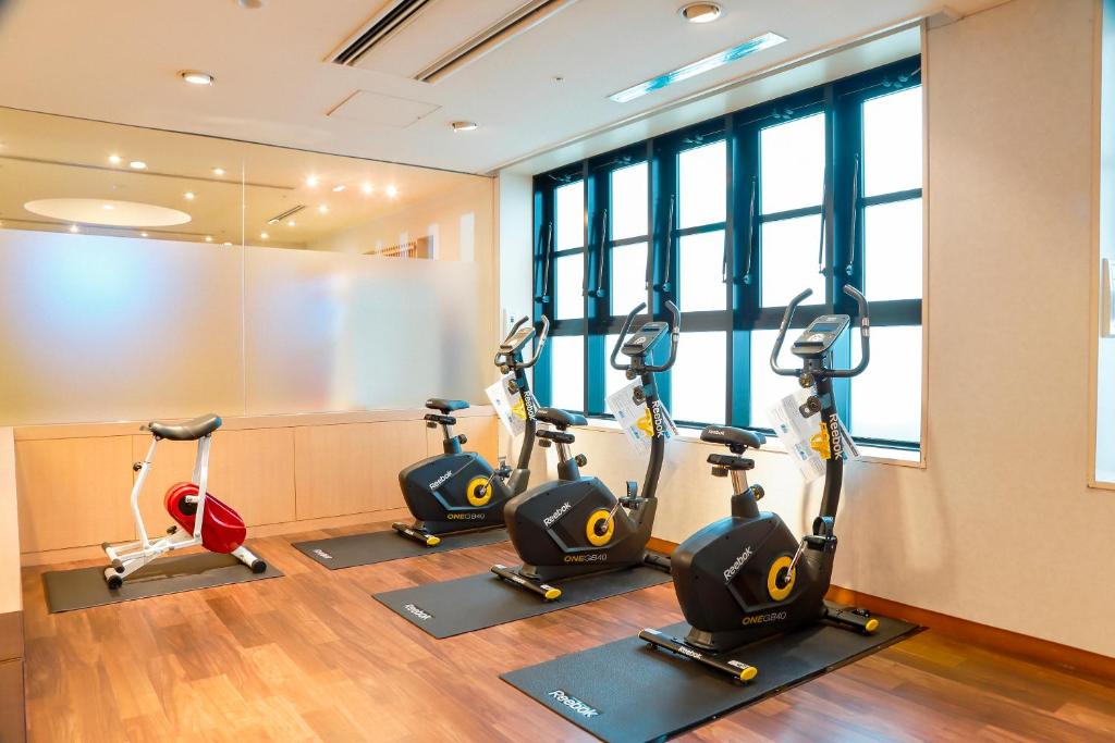 Fitness centrum a/nebo fitness zařízení v ubytování Hotel Nikko Nara