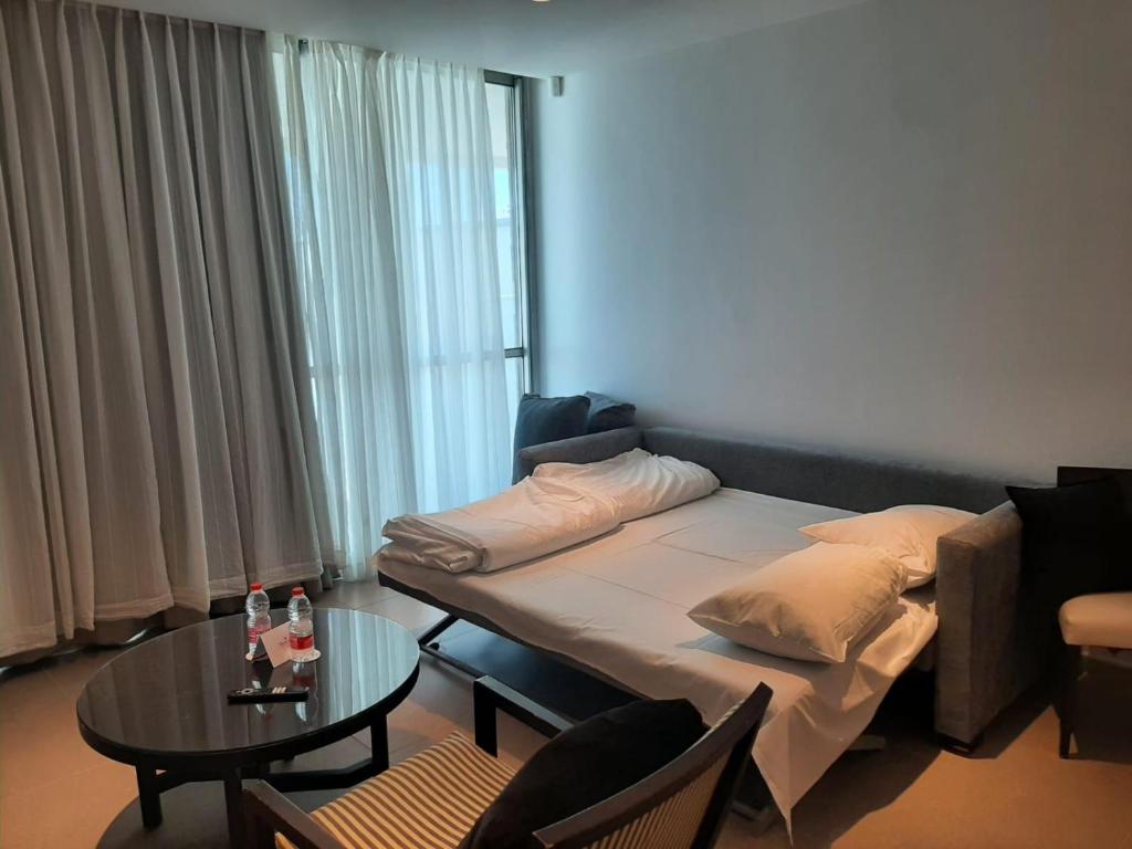 Letto o letti in una camera di Neve David Hotel