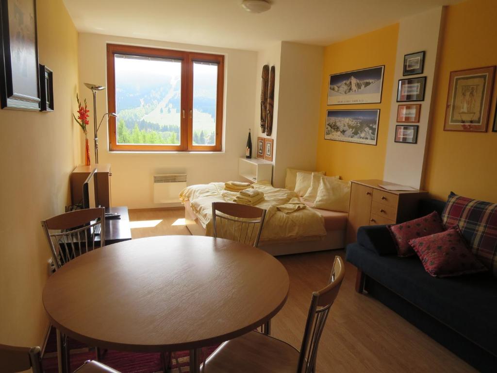 Posezení v ubytování Apartmán Ramzová 27