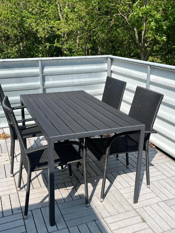 Balkón nebo terasa v ubytování Pilegården Ferieboliger