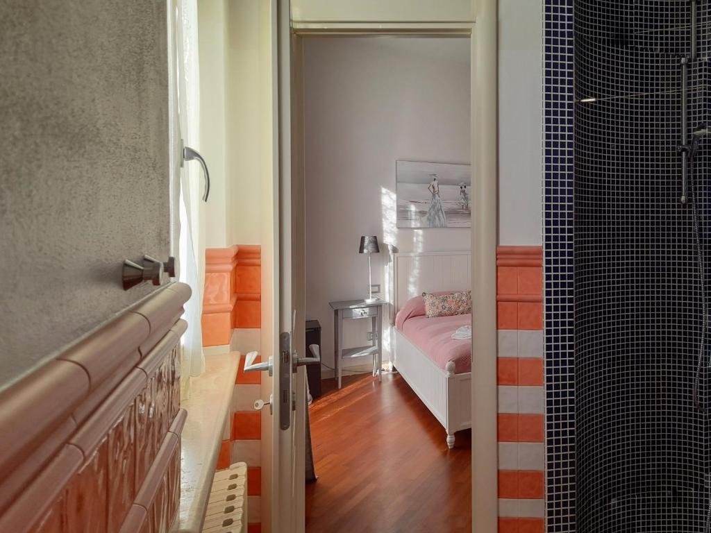 Postel nebo postele na pokoji v ubytování Affittacamere Villa Silvia