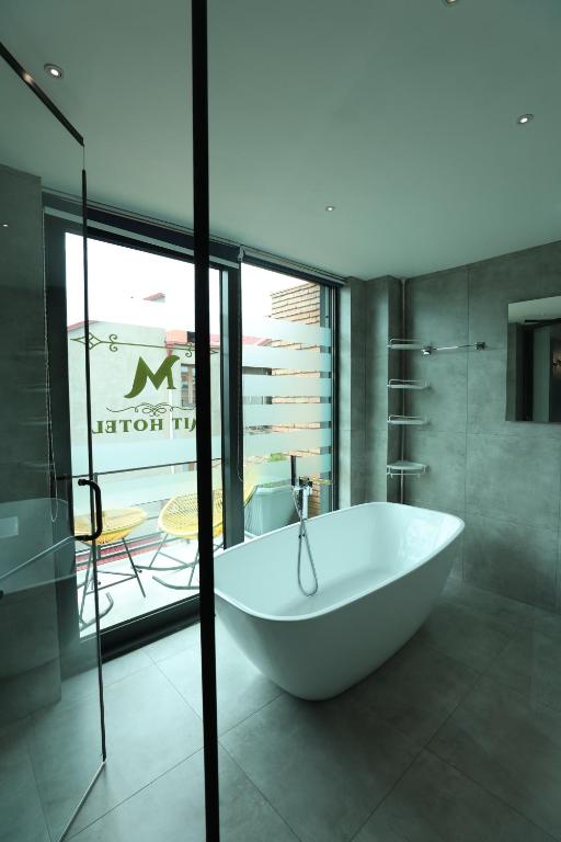 Koupelna v ubytování Hotel MTbilisi