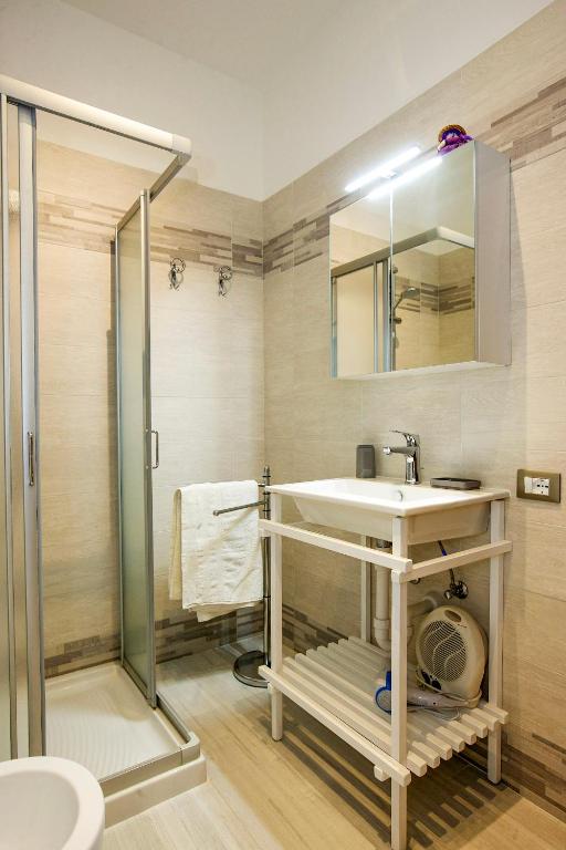 Koupelna v ubytování Residenz Roccolo