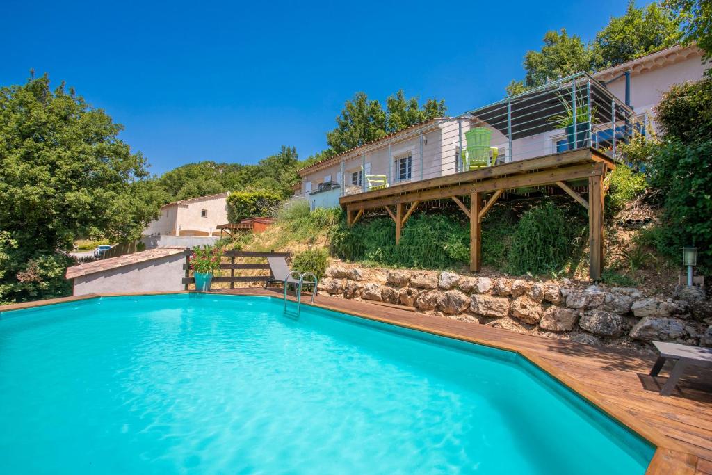 Πισίνα στο ή κοντά στο Villa Les Brés