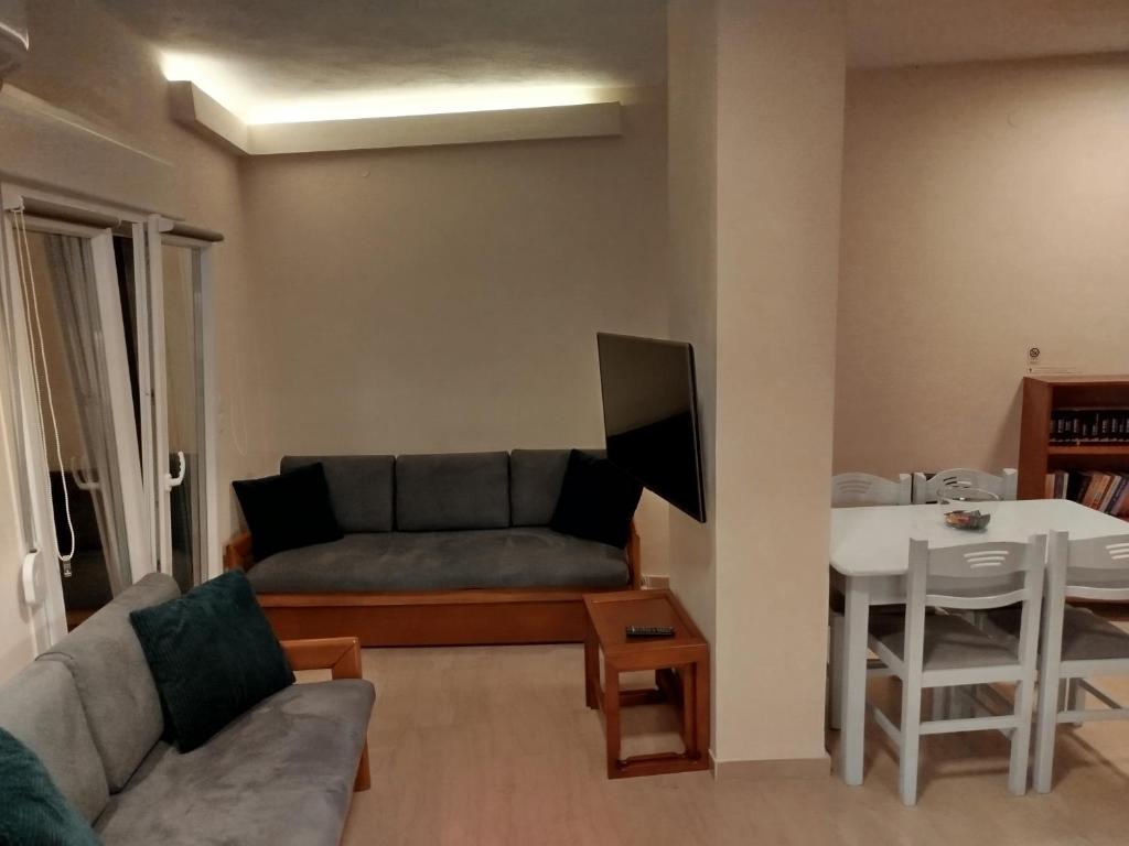Posezení v ubytování ParkView Central Apartment - Xanthi