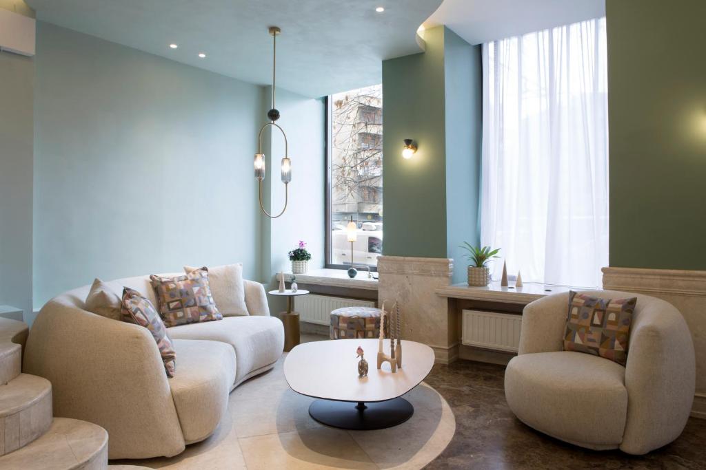 Posezení v ubytování Hotel Venezia by Zeus International