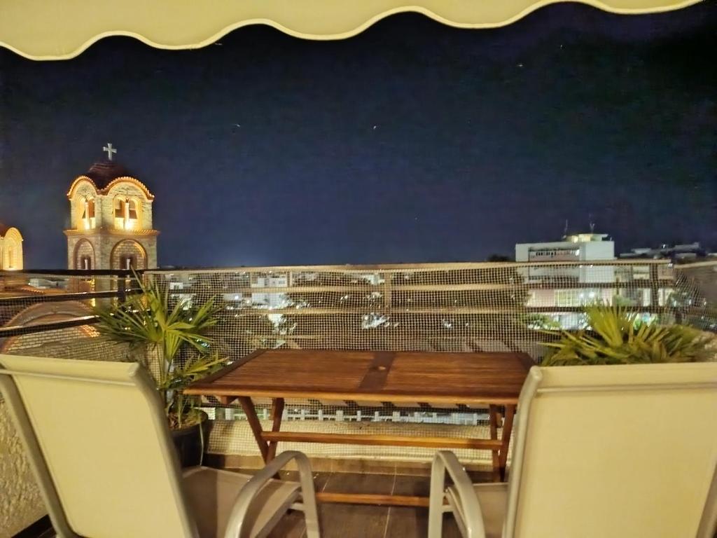 Balkón nebo terasa v ubytování ParkView Central Apartment - Xanthi