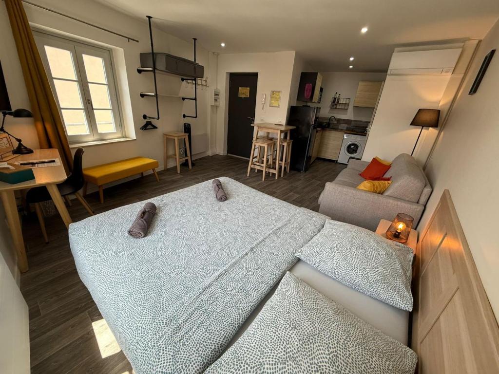 L'endormi - Centre ville - WIFI et NETFLIX - Estudio Con Cama Grande
