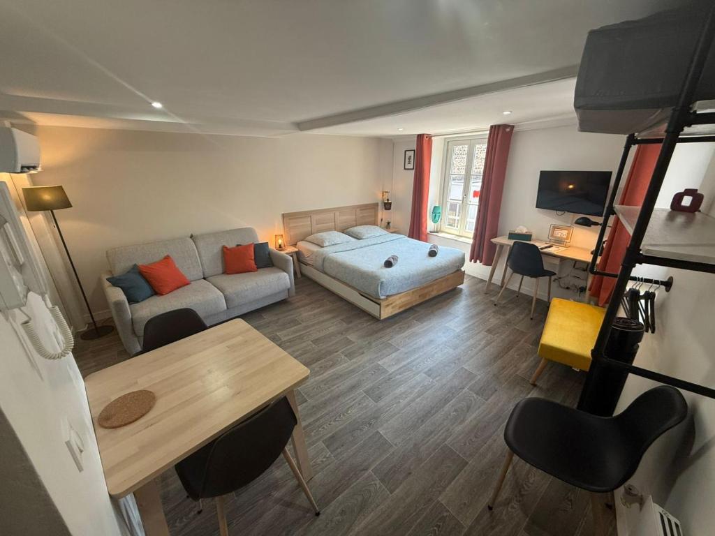 L'endormi - Centre ville - WIFI et NETFLIX - Estudio King Con Sofá Cama