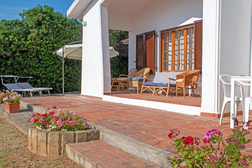 En have udenfor Villetta Paola