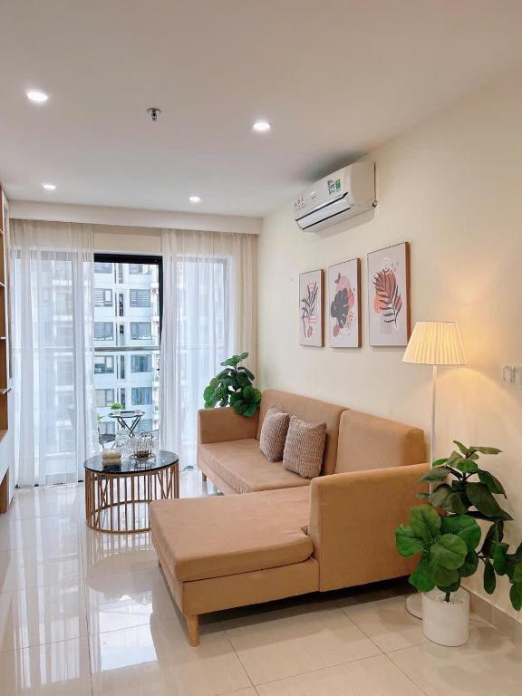 Posezení v ubytování Minh Anh Villa & Apartment