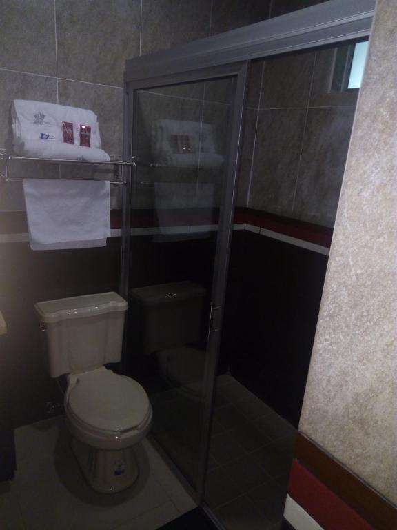 Koupelna v ubytování Hotel Tierra Roja