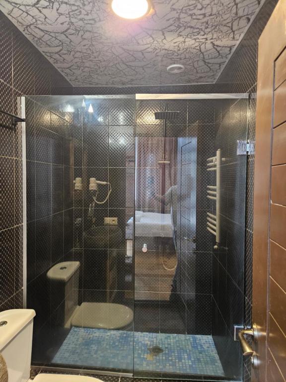 Koupelna v ubytování Boutique Hotel Verdzi