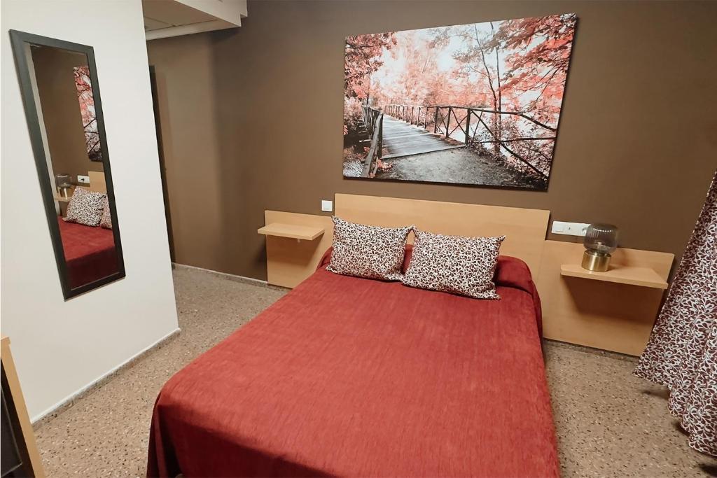 Posteľ alebo postele v izbe v ubytovaní Hotel Anna