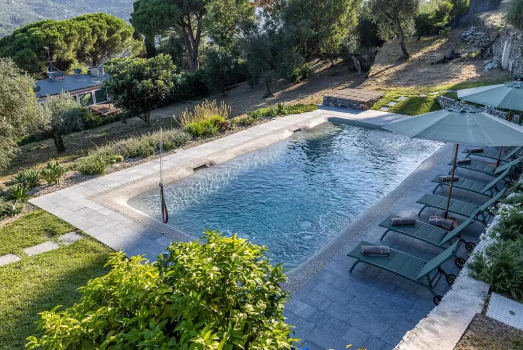 Swimmingpoolen hos eller tæt på VILLA SANTINCIELO - Relax tra Cielo e Mare