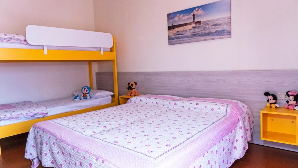 Postel nebo postele na pokoji v ubytování K/3