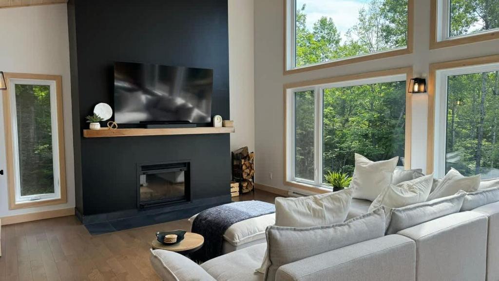 منطقة جلوس في Le Davinci - SPA and mountain the VIP escape