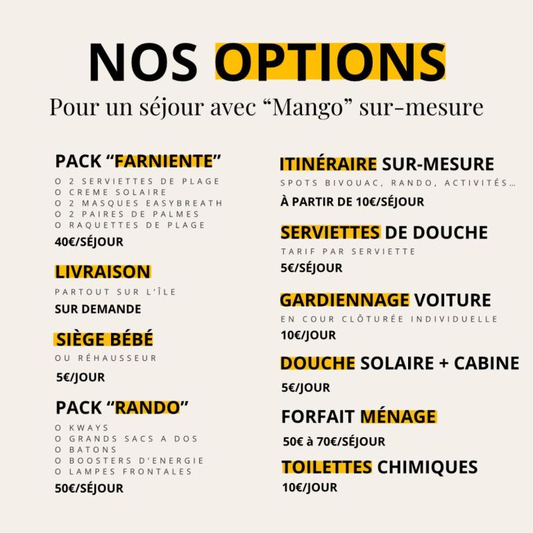 Fotografie z fotogalerie ubytování SUV Aménagé MANGO tout équipé et 4 couchages v destinaci Le Tampon
