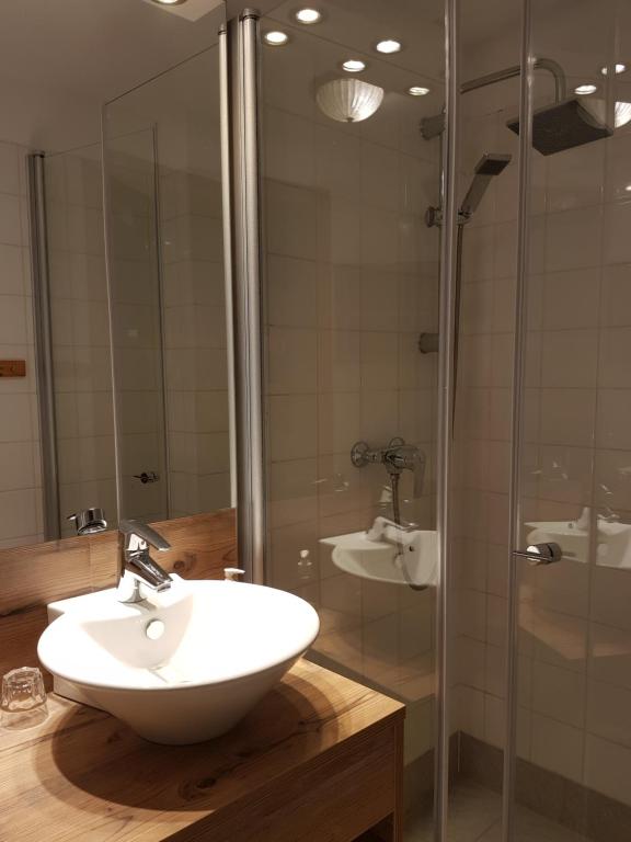 Kúpeľňa v ubytovaní Steinschalerhof