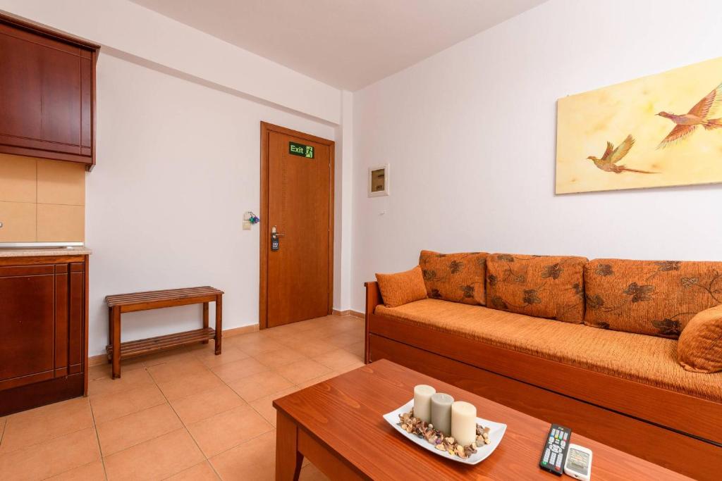 Posezení v ubytování Villa Roxani