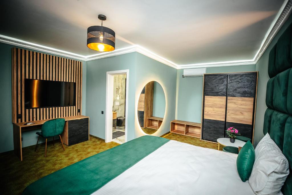 Postel nebo postele na pokoji v ubytování Fit Residence II