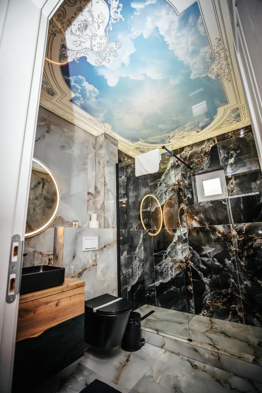 Koupelna v ubytování Fit Residence II