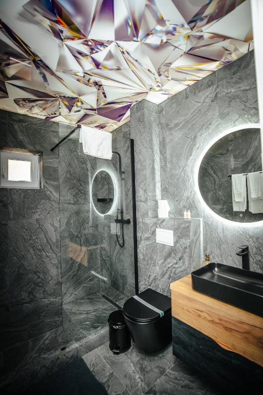 Koupelna v ubytování Fit Residence II