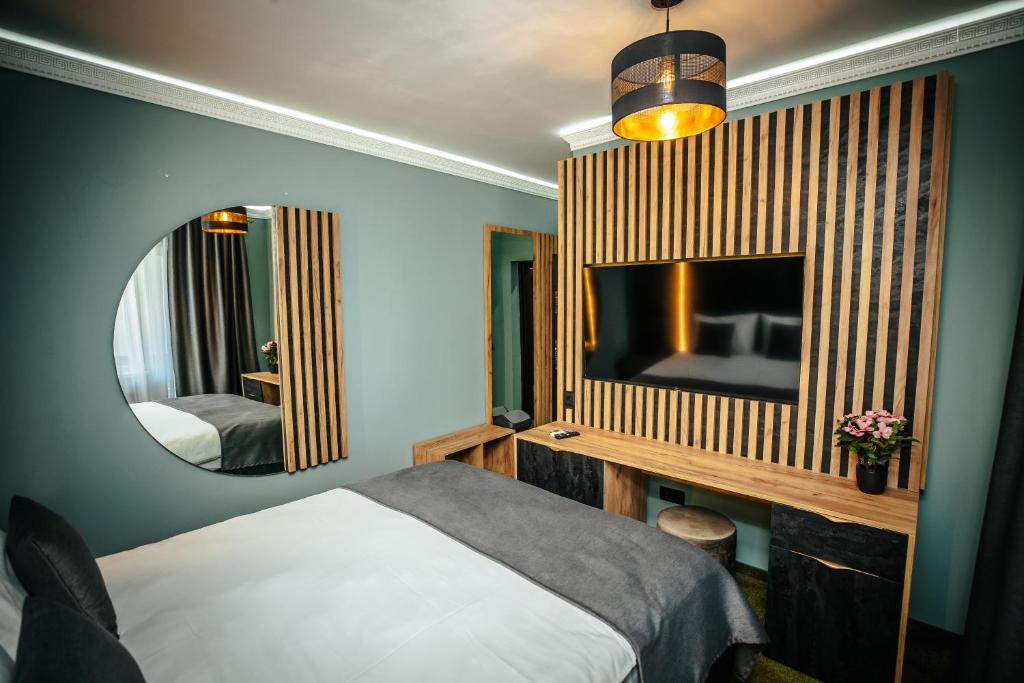 Postel nebo postele na pokoji v ubytování Fit Residence II