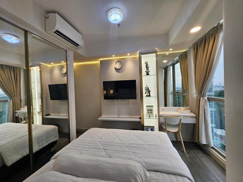 Ένα ή περισσότερα κρεβάτια σε δωμάτιο στο Apartement Gold Coast