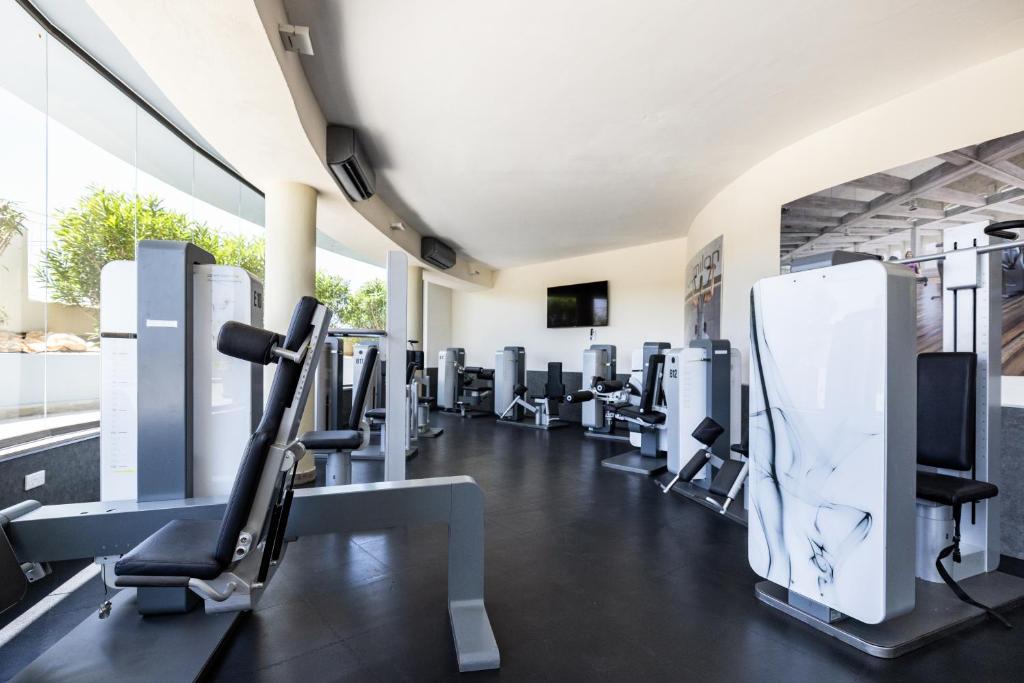 Fitness centrum a/nebo fitness zařízení v ubytování Riviera Spa Resort - Adults Only