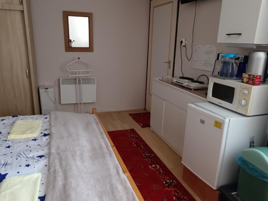 Kuchnia lub aneks kuchenny w obiekcie Kertész Vendégház