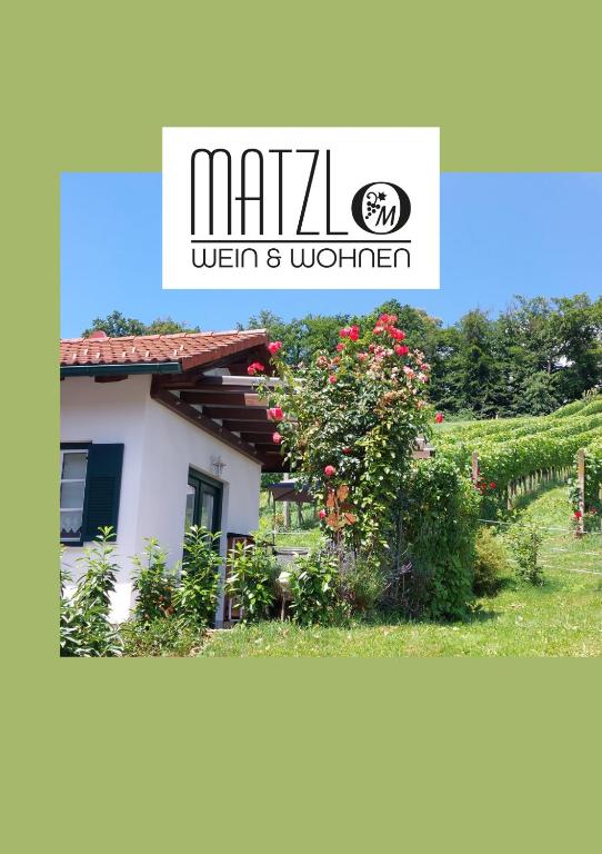 Zahrada ubytování Wein & Wohnen MATZL - Ferienwohnung