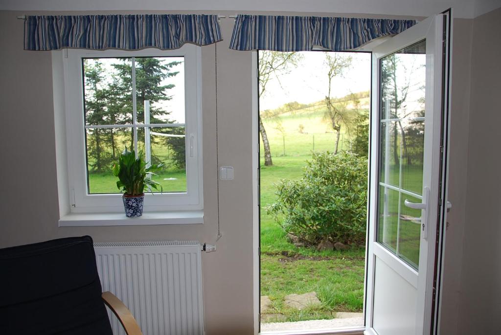 Zahrada ubytování Apartment Ptačí Dům