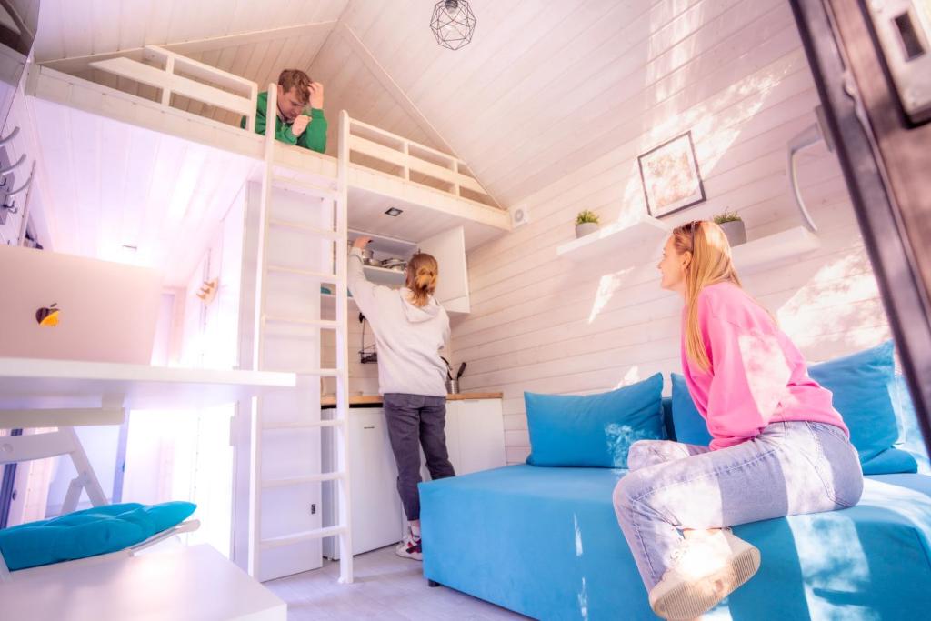 Gestir sem dvelja á Pod Cyprysami - surf & family resort
