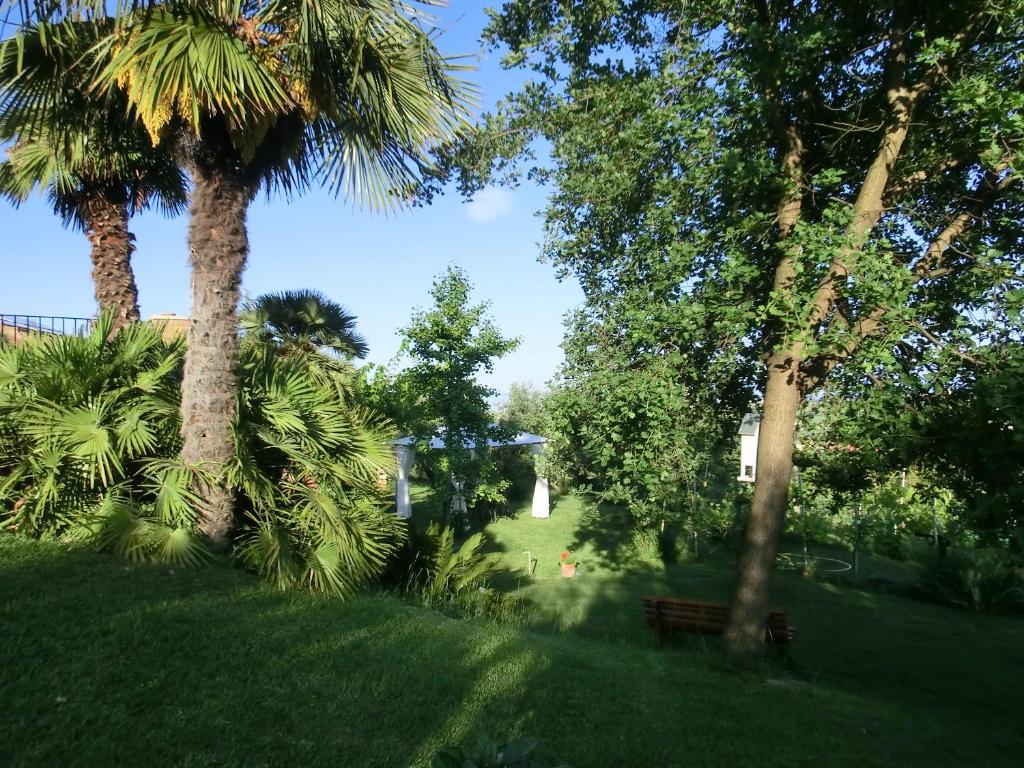 Zahrada ubytování B&B Lieti Colli