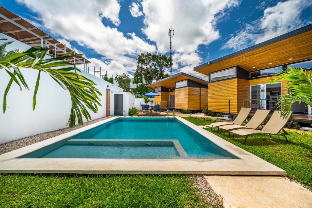 Bazén v ubytování Macondo Ecolodge Apt 1 - Heliconia nebo v jeho okolí