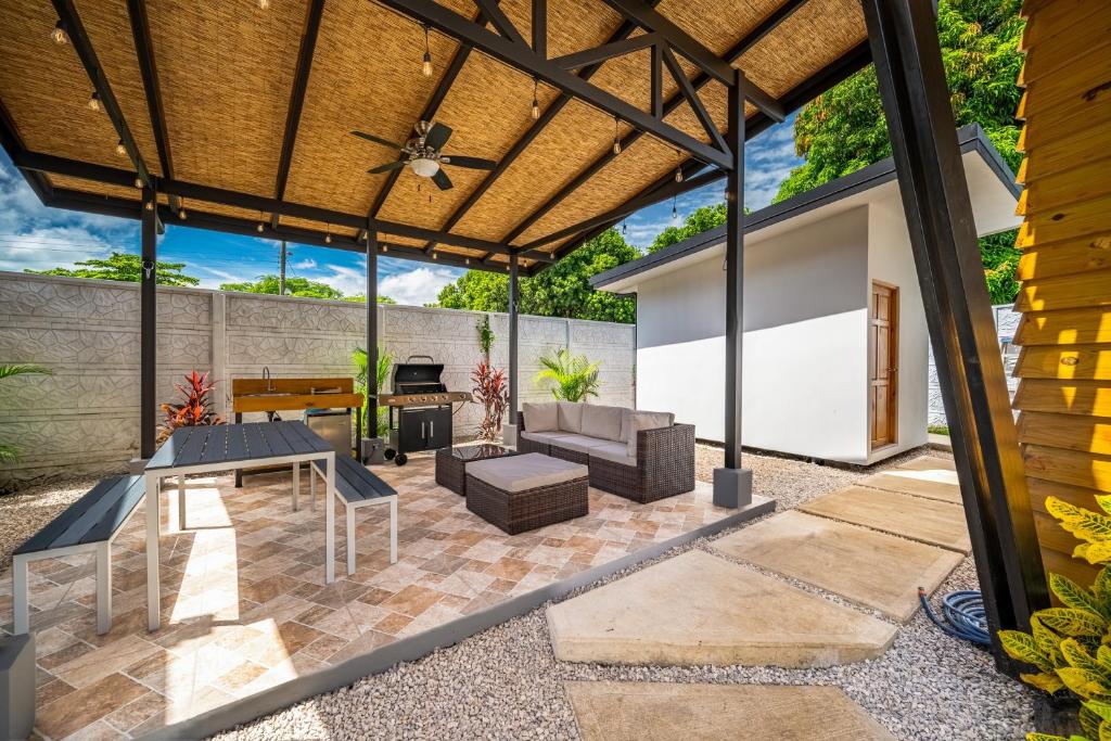 Posezení v ubytování Macondo Ecolodge Apt 1 - Heliconia
