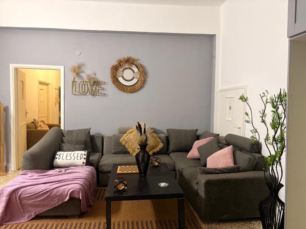 Posezení v ubytování Comfort and Central Stay
