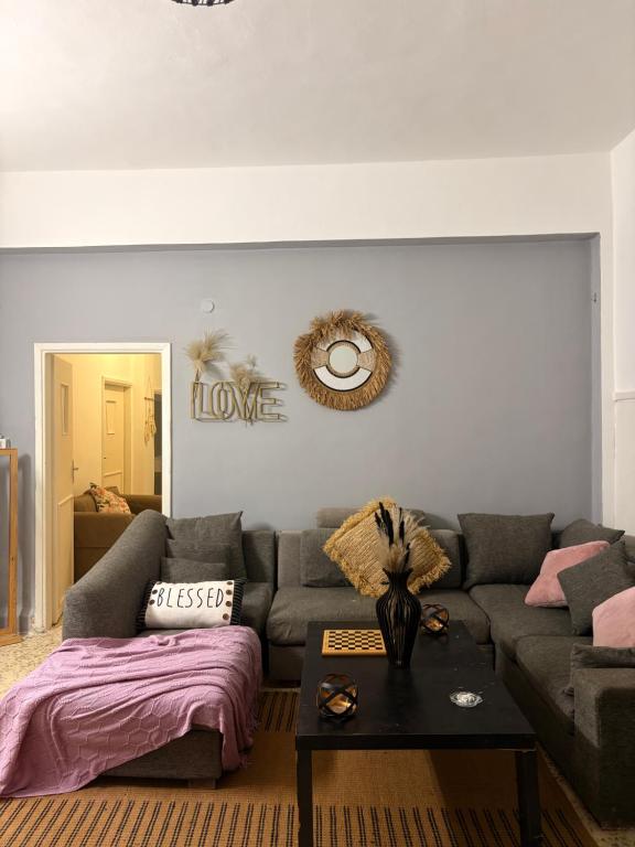 Posezení v ubytování Comfort and Central Stay